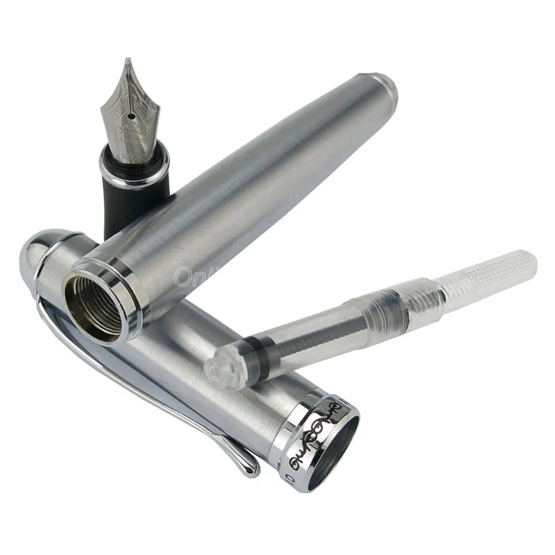 Jinhao X750 عالية الجودة 18KGP 0.5 مللي متر قلم حبر متوسط بنك الاستثمار القومي المعادن الأعمال متعدد الألوان للاختيار قلم حبر