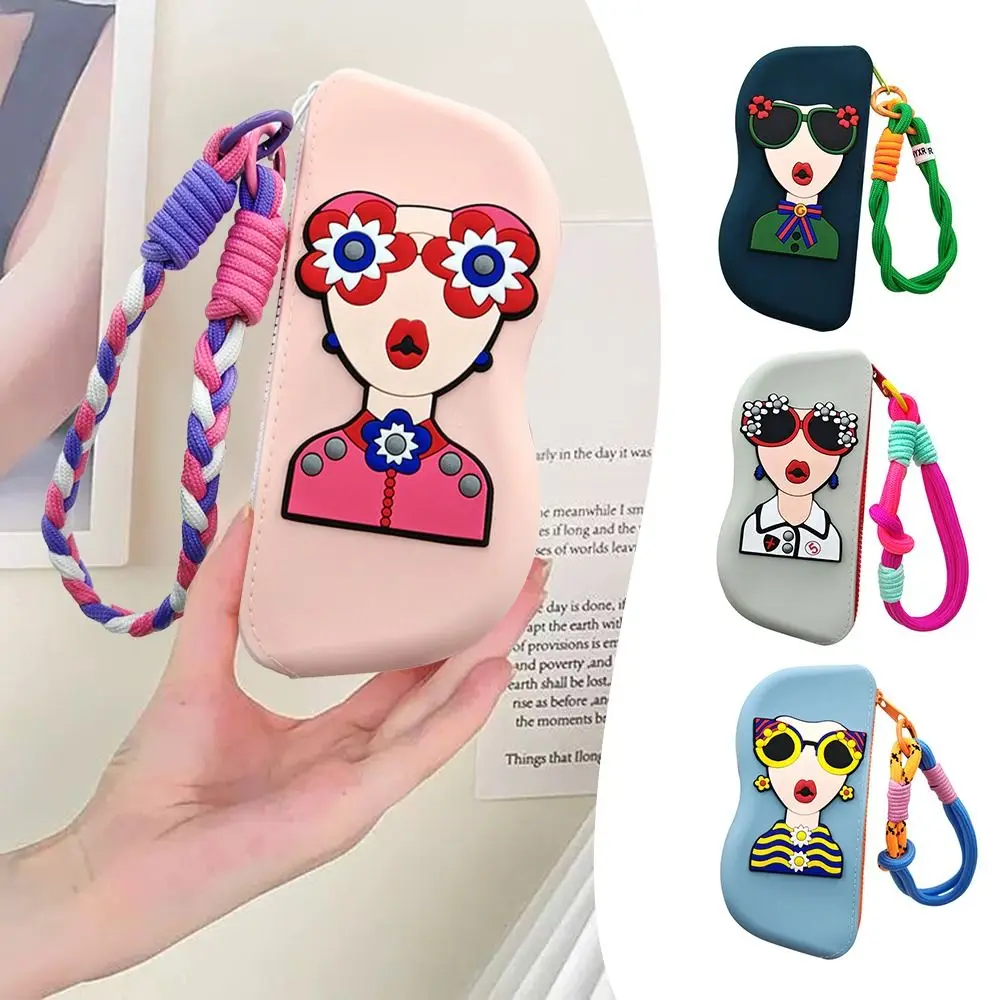 

New Multifunctional Glasses Bag Dustproof Waterproof Small Items Bags Silicone Coin Purse