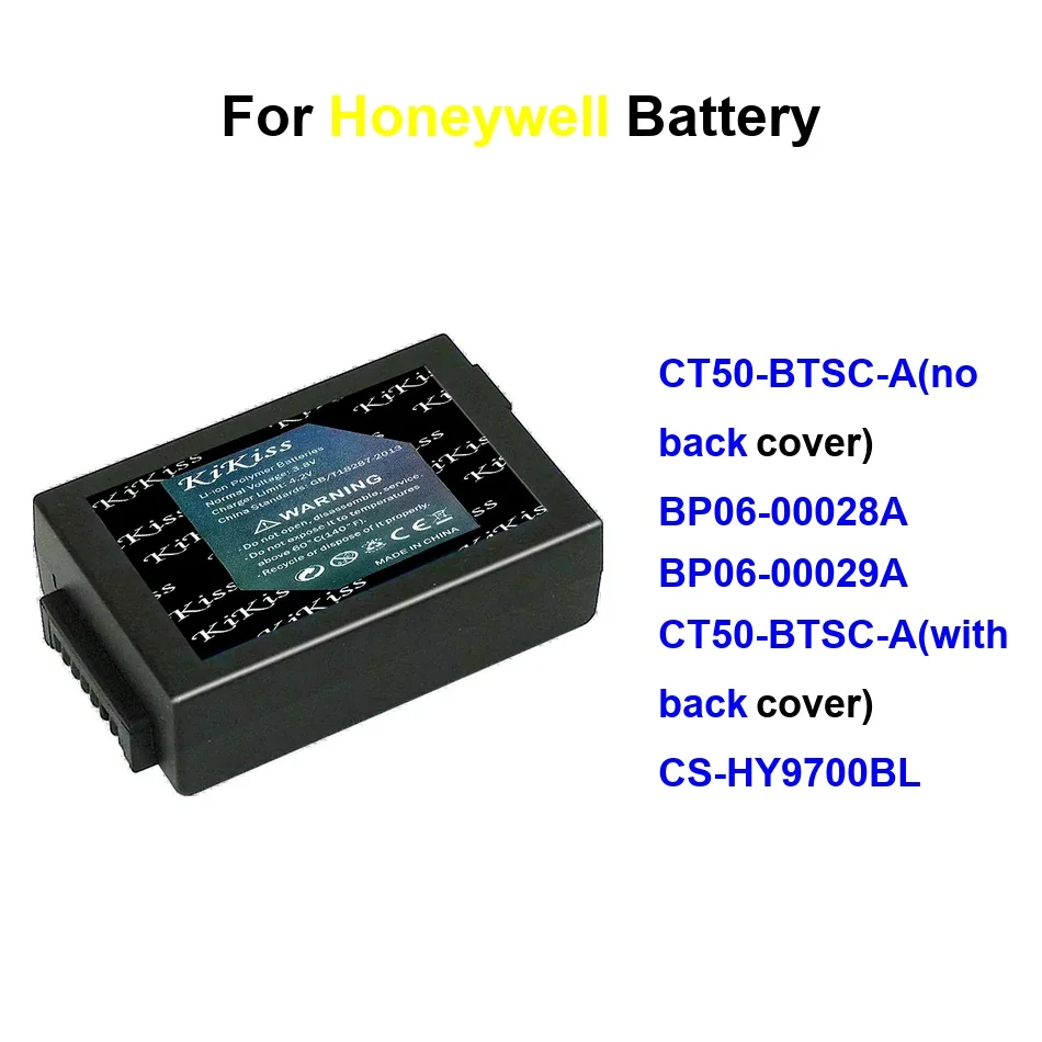 

Аккумулятор CT50-Btsc-A с крышкой для Honeywell Dolphin 9700-Btec, 9700-Btec-1, CT40, CT45, 6100, 6110, 9700 (для портативных компьютеров)