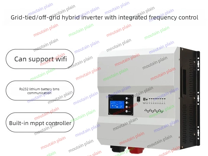 

Full Power Inverter 24V3000W 48V5000W Photovoltaic Inverter Built-in MPPT Controller 50A