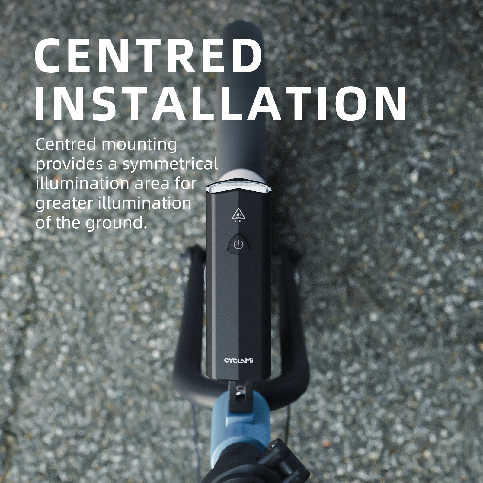 CYCLAMI Folding Bike Headlight Holder S17 Aluminium Alloy Light Bracket For GOPRO OSMO Action 6 5 4 ACEPRO2 Sport Camera