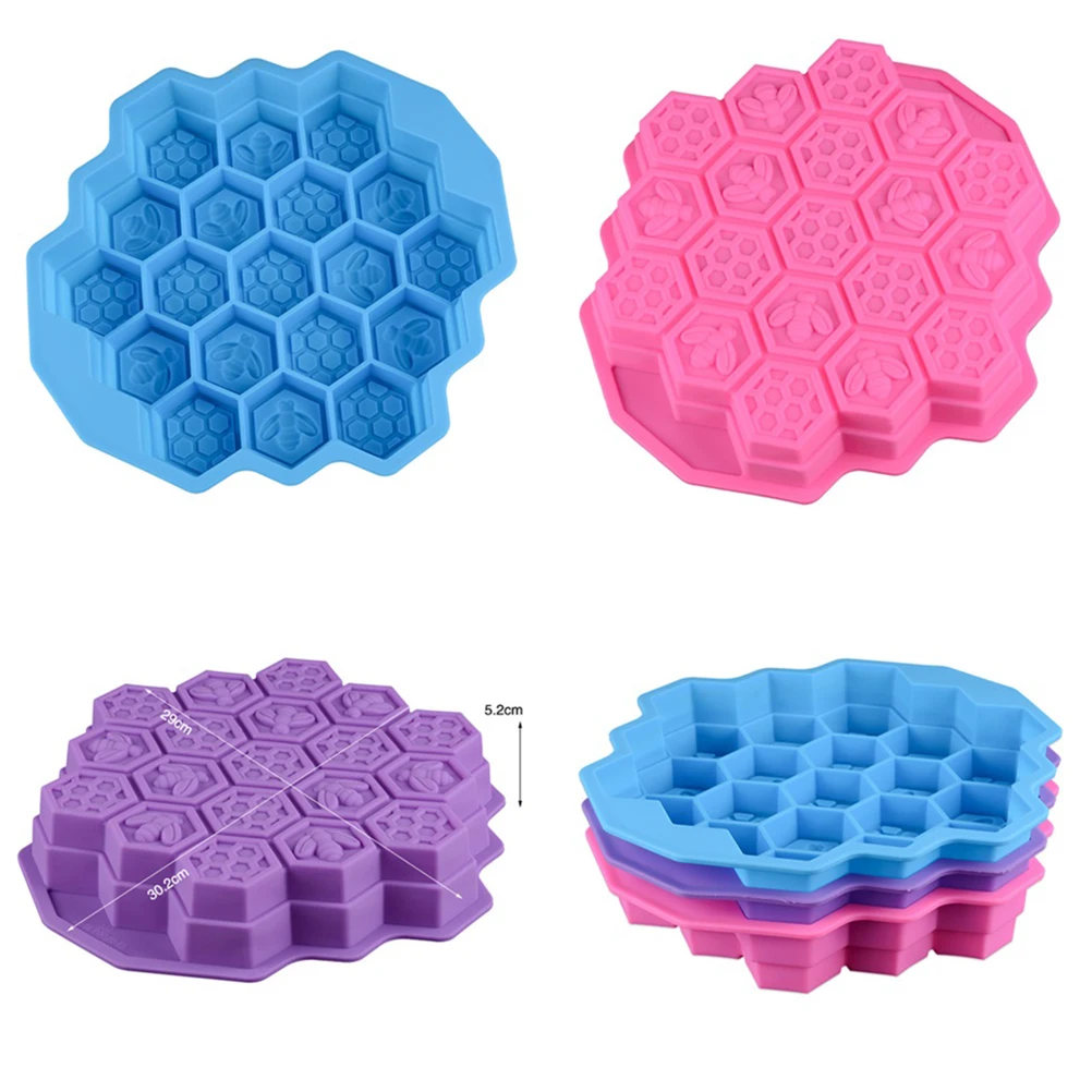 

Silicone Cake Mold Honeycomb Mould Decorative Bakeware DIY Baking Molds Ice Making Non Stick Food Grade Safe Resistant