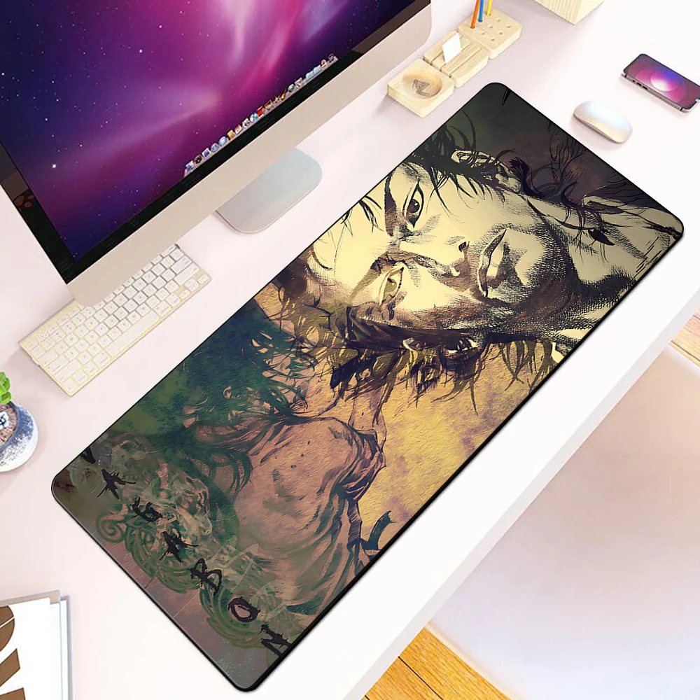 

Vagabond Manga Mousepad HD Printing Computer Gamers Locking Edge Non-slip Mouse Pad XXL90x40cm Keyboard PC Desk Pad