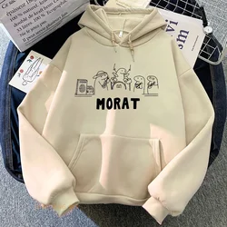 Morat Music Group Hoodie Graphic Printing Hip Hop Comfortable Sweatshirt Funko Pop Punk Clothing Sudaderas Fleece Punk Pullovers