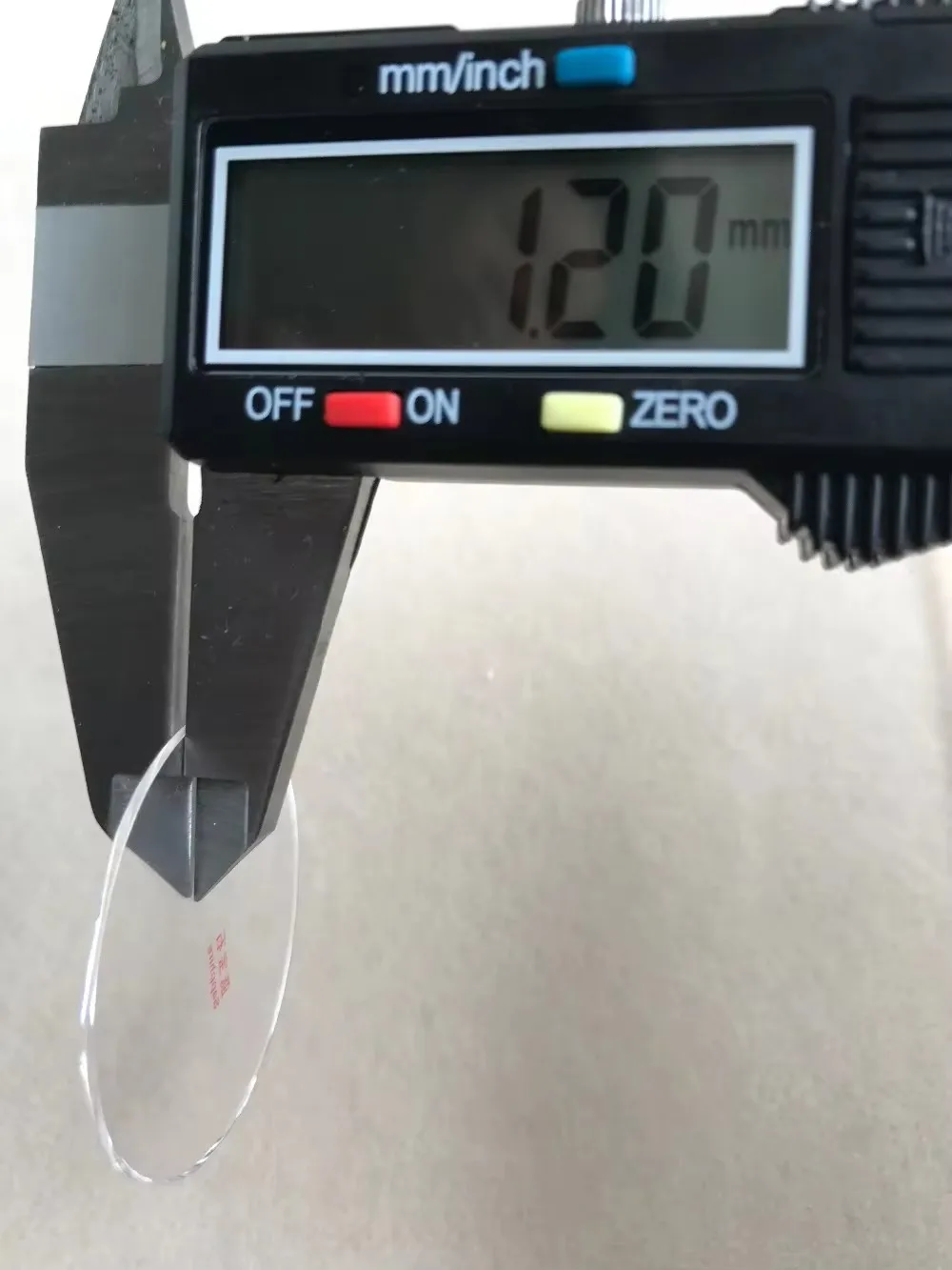 2x FLAT ROUND SAPPHIRE CRYSTAL GLASS 1.2MM THICK FROM 28~32.5MM