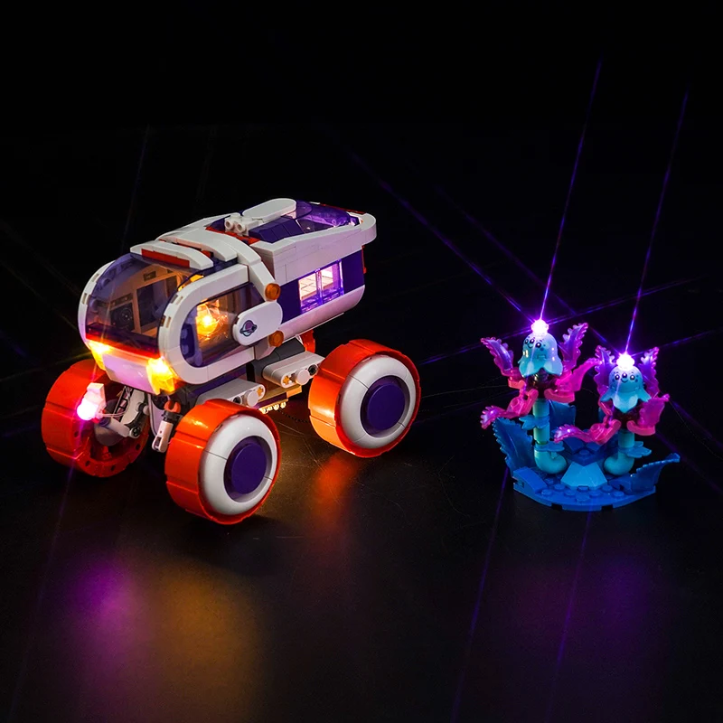 

Lazishi LED light 42602 set is suitable for Space Research Rover building blocks (including lighting accessories only)