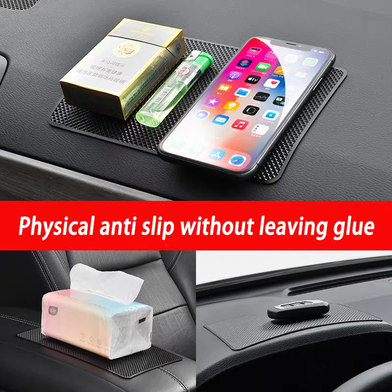 سيارة سيليكون المضادة للانزلاق حصيرة الهاتف المضادة للانزلاق الوسادة لكزس GS300 UX LS RX300 UX250h GS NX GX460 GX RX450h IS350 IS200 IS250 RX350 #2