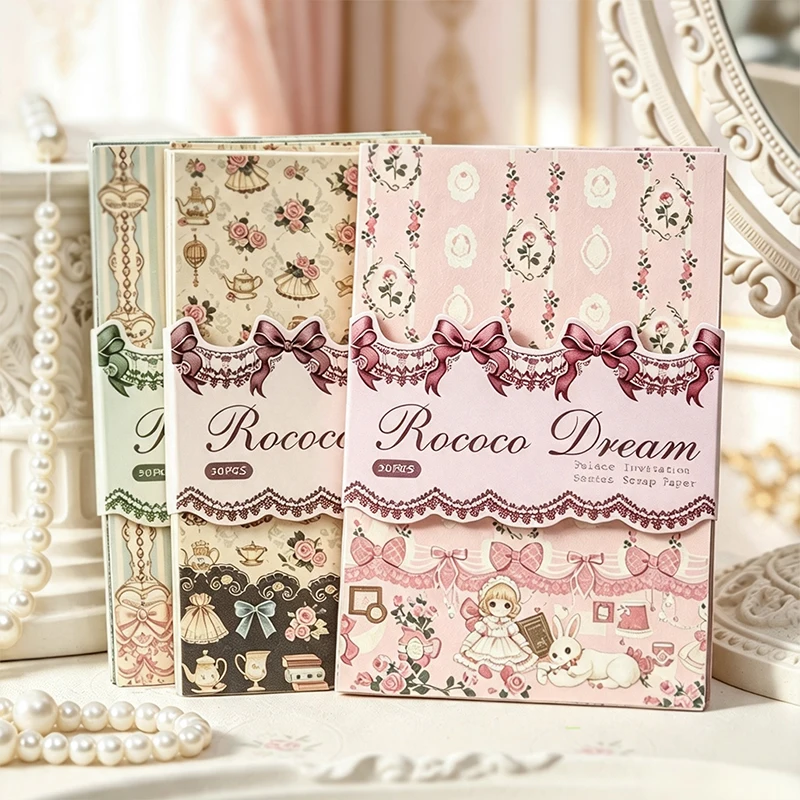 30 قطعة من الورق العتيق متعدد  - مراجعة Vintage Junk Journal Scrapbooking Paper وسعره