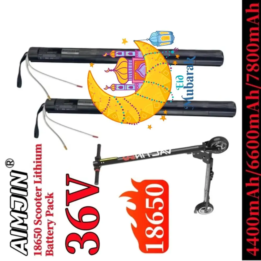 

10s3p battery pack 36V battery 4400/6600/7800mAh High-capacity high output for Carbon Fiber Scooter