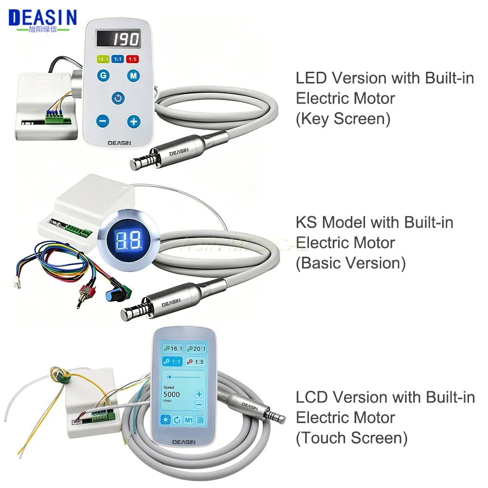 Max.40,000rpm Electric Micromotor LED Dental Built in Micro Motor Electric Dental Polisher Dentist Equipment For Dental Chair