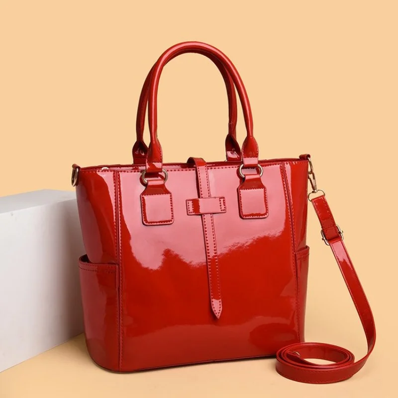 

Fashionable Luxury Brand Leather Women's Tote Bag Famous Designer Elegant Classic Minimalist Commuter Vintage Daily Bag​