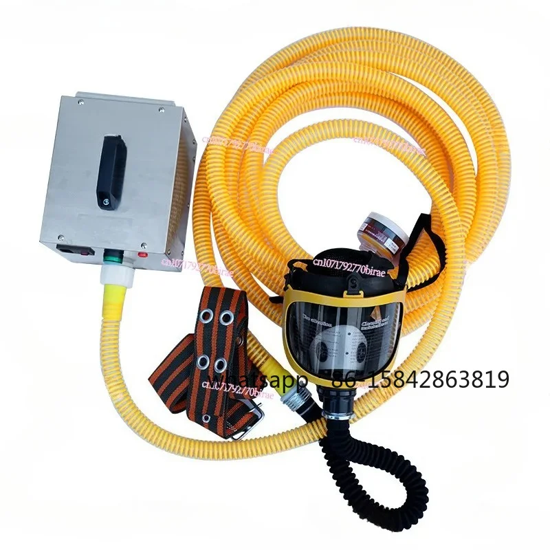 Single and Double Electric Air Supply Long Tube Respirator Multi-person Forced  Air Respirator Fire Rescue Equipment