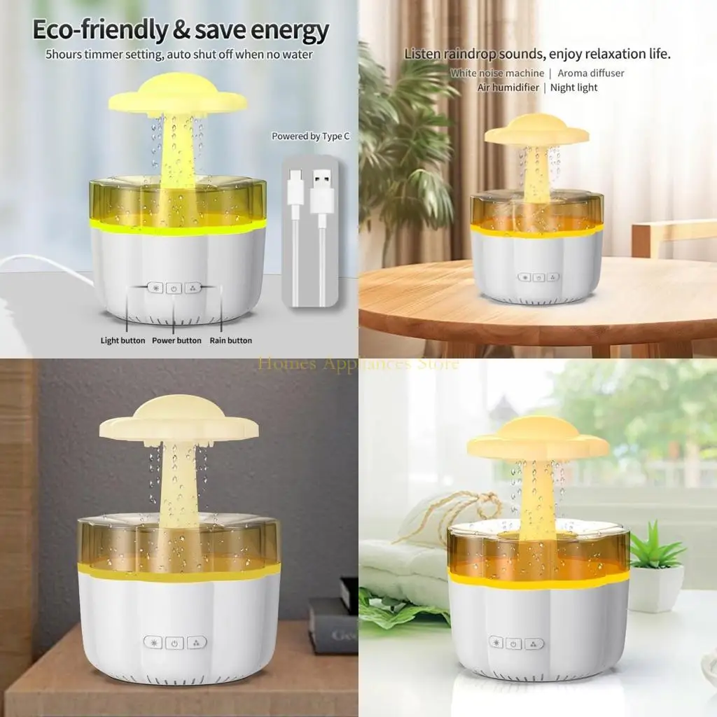 Dfusores óleo névoa pequena d0ab um umidificador névoa névoa flor pequena umidificador relaxante adequado para o