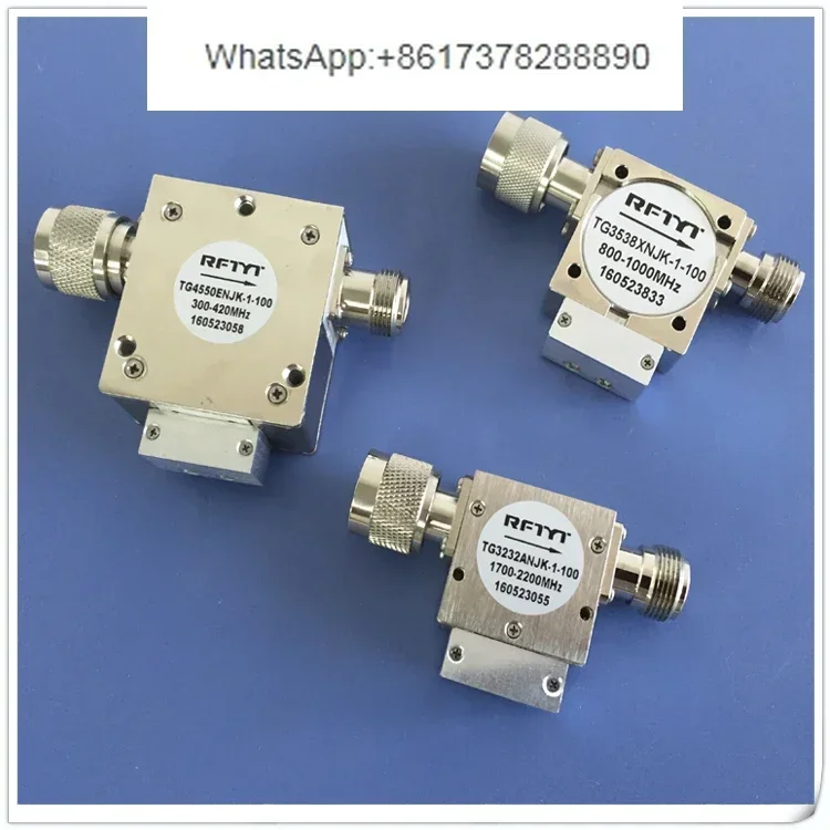 RF Coaxial Isolator with Multiple Frequency Bands Available at 300MHz-6GHz