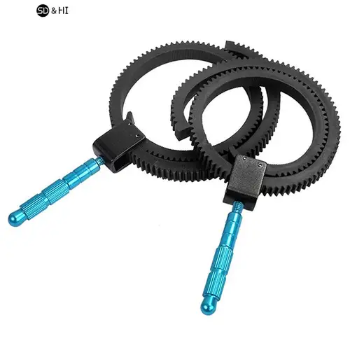 Imagen 2 del producto 1 Uds. Palanca de escala de mango de enfoque de enfoque de enfoque de enfoque ajustable con anillo de engranaje para lente de cámara