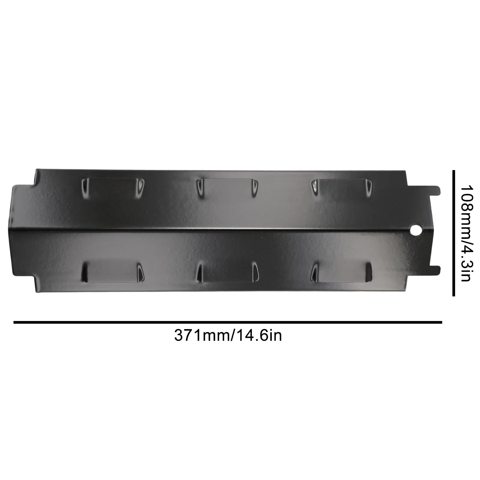 4Pcs Heat Plate Shield Stainless Steel Gas Grill Heat Plate Barbecue For Grill Oven Replacement Parts 4 Pcs Oven Repl