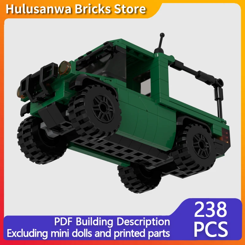 

Армейская Softtop модель внедорожника MOC, строительные кирпичи, военное оборудование, модульная технология, подарок, праздник, сборка, детский игрушечный костюм