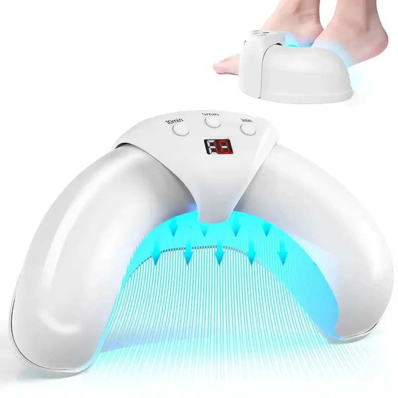 Mini Folding UV LED Nail Lamp Portable Quick Dry Gel Polish Curing Light Travel Size Manicure Tool for Home Salon Use