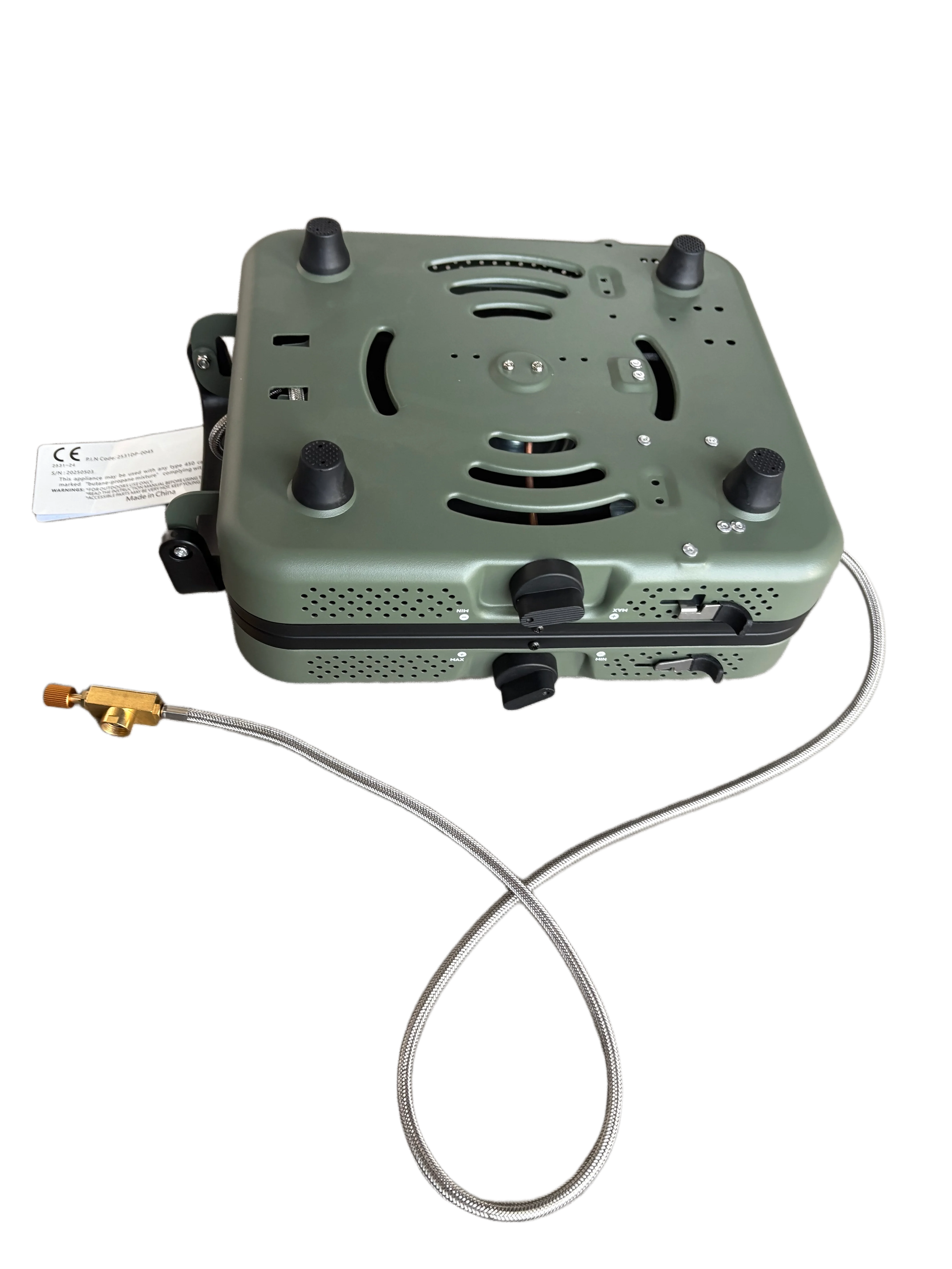 Burner Portable camping stove with grill, foldable propane butane gas camping stove, camping gas stove, outdoor gas stove