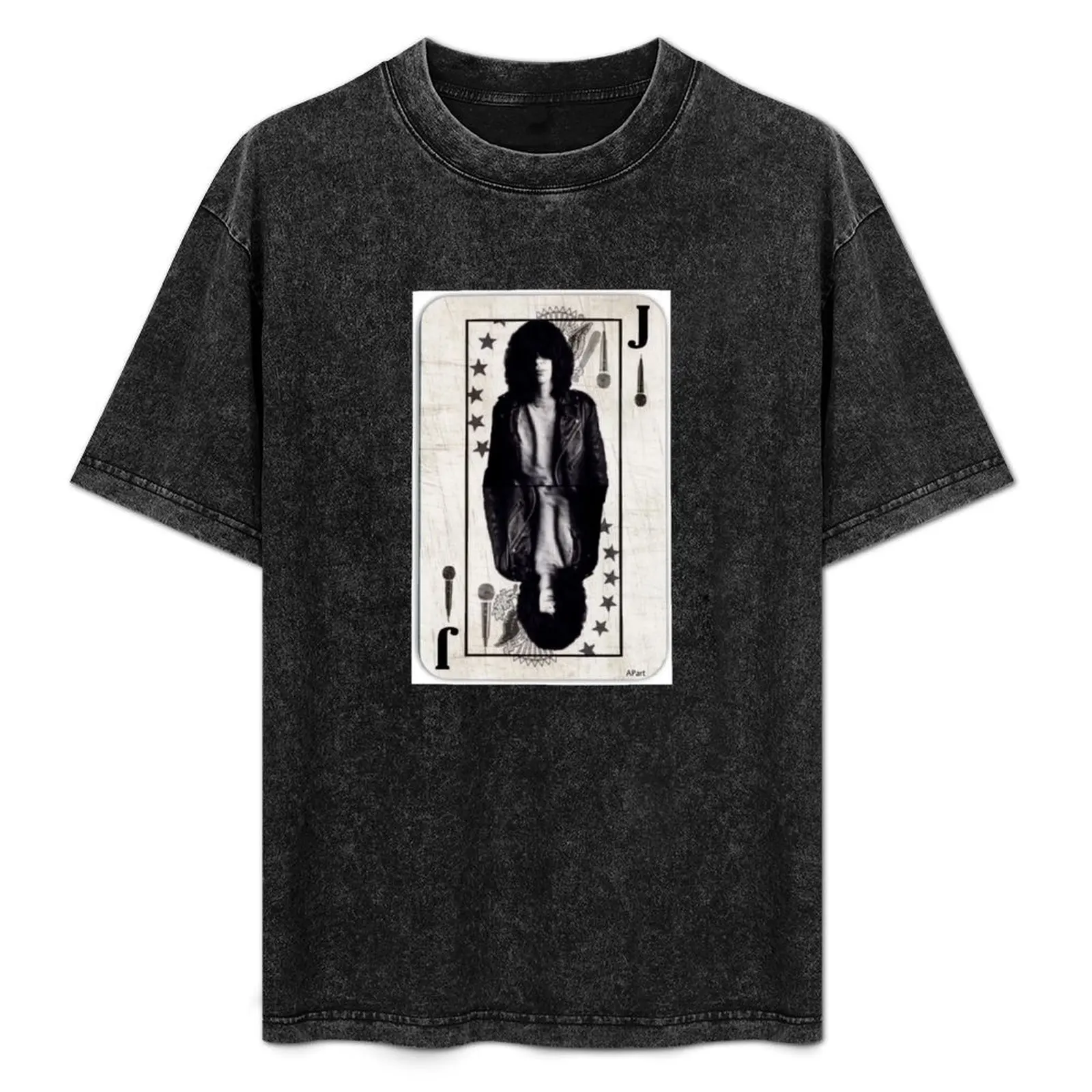 

Joey Ramone Card T-Shirt cotton t shirt man t shirt man casual man tshirt t shirts for pack cotton T-Shirt