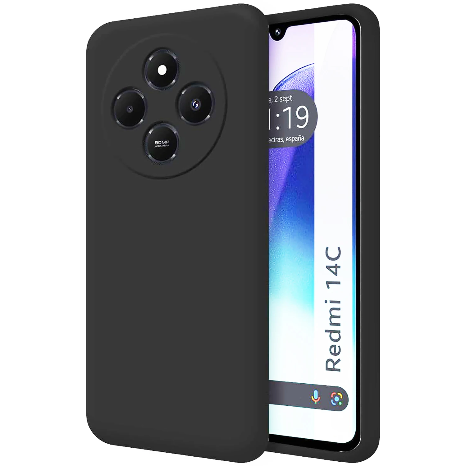 Funda de teléfono para Xiaomi Redmi 14C Redmi14C 14 C, funda protectora de cámara suave ultrafina a prueba de golpes de TPU