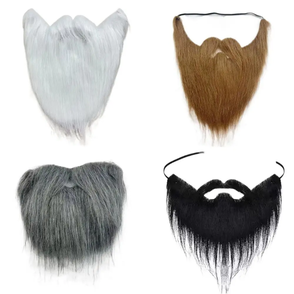 Cosplay Props Decoration Halloween Realistic Fake Beard Realistic Funny Halloween Fake Mustache Vivid Savage Prom