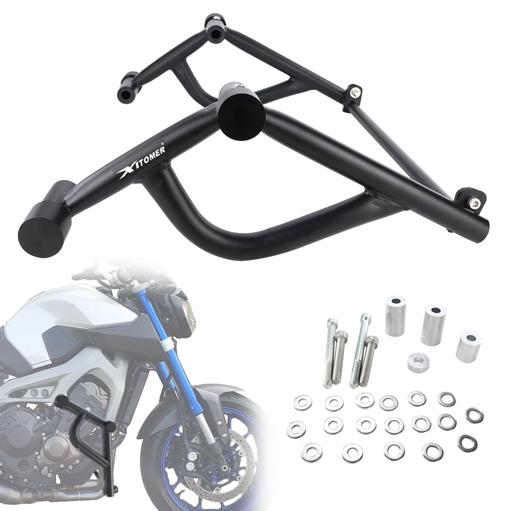 

Motorcycle Stunt Cage Engine Guard For Yamaha MT-09 MT-09 Tracer FZ09 Tracer 900 XSR 900 Highway Bar Bumper Protector Race Rail