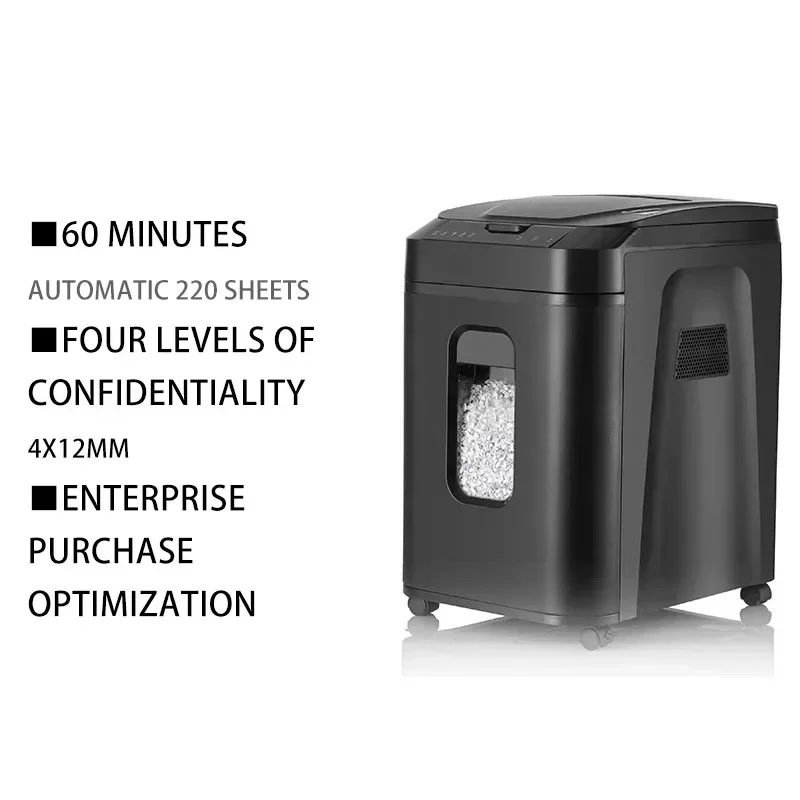 Office Home  Large Shredder  32.2L Automatic Electric Paper Shredder Crusher Destroyer Guillotine For Documents AS150CM 1pc