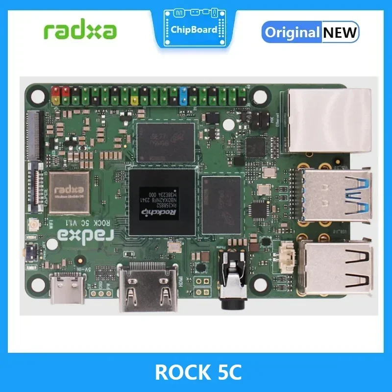 

Radxa ROCK 5C RK3588S2 Wifi6 & BT5 High Performance Instead Raspberry Pi