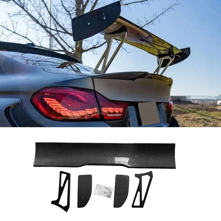 

F87 M2 M2C F80 F82 F83 M5 F90 F30 2 Series M4 Universal GT Tail Spoiler Body Kit RKP Style Carbon Fiber Rear Spoiler