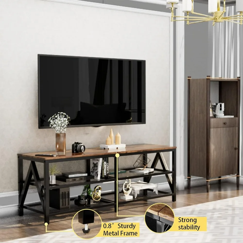 TV Stand for Up To 65 Inch, Long 55