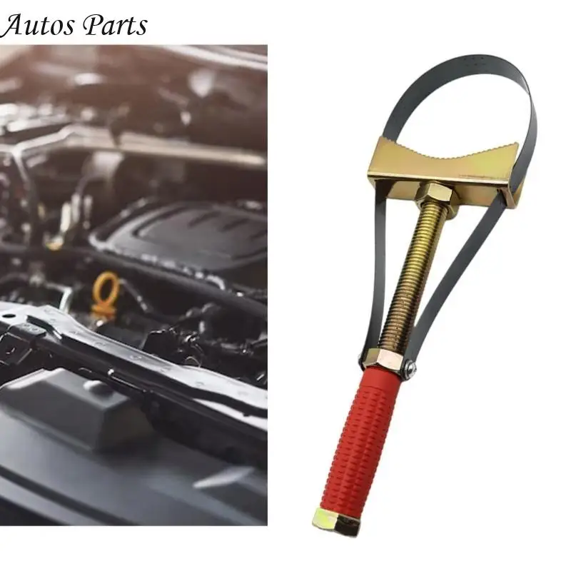 

57BA Oil Filter Removal Tool Strap Wrench Tool Universal Oil Filter Remover Tool