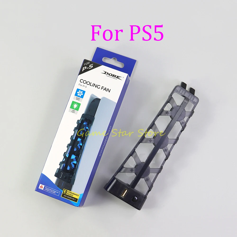 

10 шт. вентиляторов для охлаждения консоли PS5, система охлаждения с интеллектуальным контролем температуры, 3 вентилятора, аксессуары для PlayStation 5