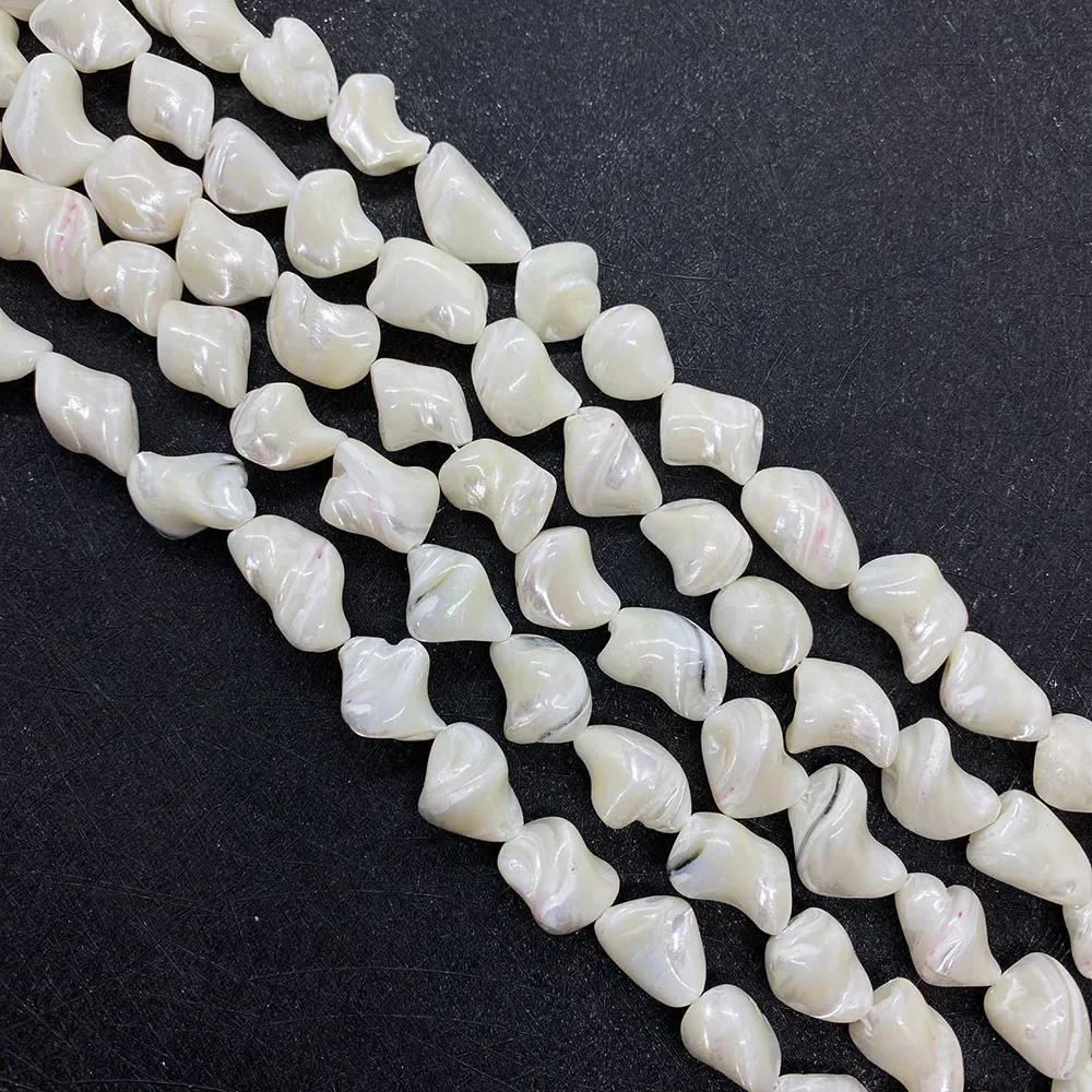 Irregularly Shaped Shells Natural White Shell Beads Mother-of-pearl Beads for DIY Necklaces, Bracelets, Earrings Accessories