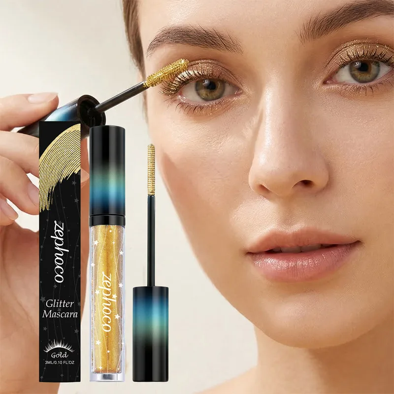 Sparkling Mascara Cream Eye Black Natural Curling Mascara Silky Smooth To Modify Eyelashes Create Daily Beautiful Eye Makeup