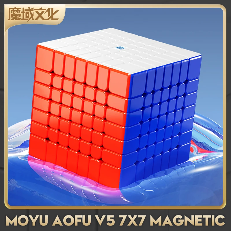 

[CubeFun]MoYu AoFu V5 7x7 Magnetic UV Magic Speed Cube Triple-Track Professional Stickerless Puzzle Fidget Toys Gifts