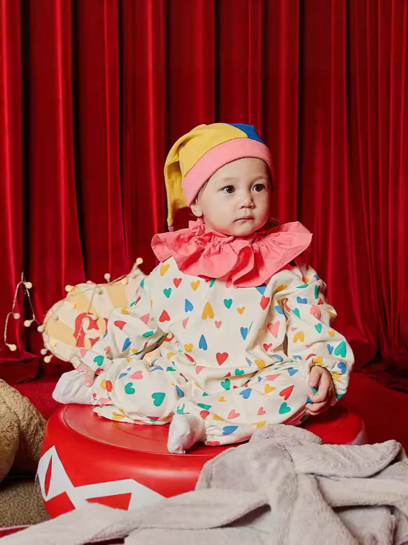 Korean version of baby Ha Yi circus clown style baby shooting clothes bebe disfraz recién nacido  bebê  신생아사진소품