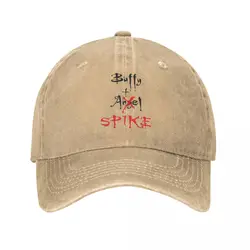 Buffy + Spike Unisex Style Baseball Cap Buffy the Vampires Slayer TV Show Distressed Denim Cap Vintage Outdoor Gift Snapback Hat