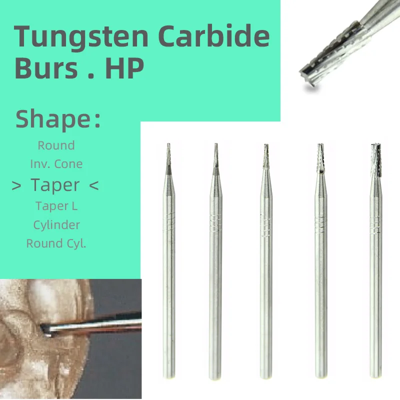 

Dental Burs HP Dentistry Materials Laboratory Tools Tungsten Carbide Bur Taper Sharp Cutter Drill Lab Instrument