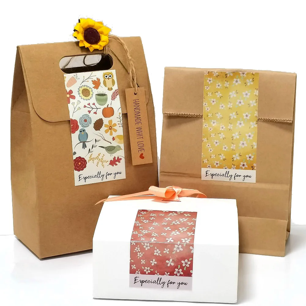 10-50pcs ' Especially For You' Rectangle Stickers  Small Business Thank You Sticker Labels For Express Package Decor 5*10cm