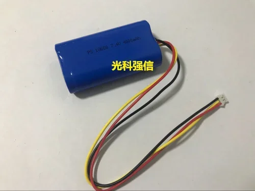 Originele 18650 oplaadbare lithium-ionbatterij 4000 MAH 7,4 V driedraads versterkerspeler