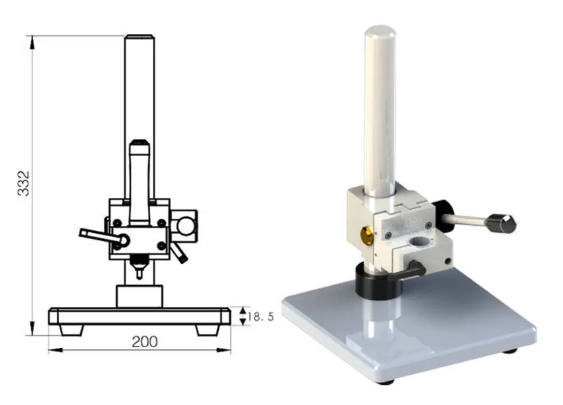 Manual Ultrasonic Hardness Tester SU-300H Ultrasonic Vickers Hardness Tester Non-Destructive Hardness Detector