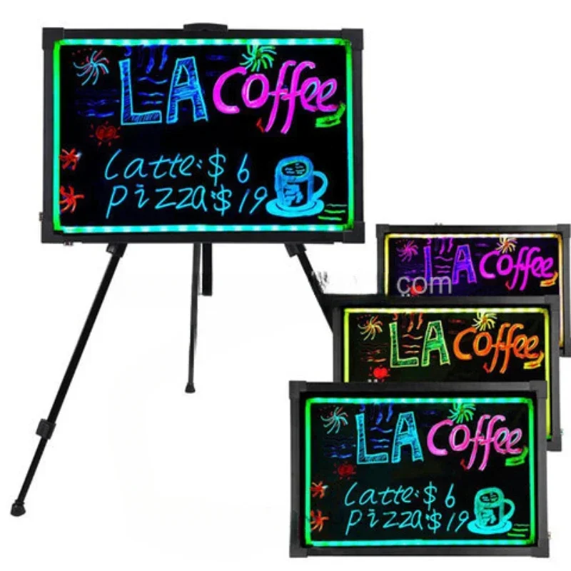 

Advertising board, fluorescent writing board with aluminum frame