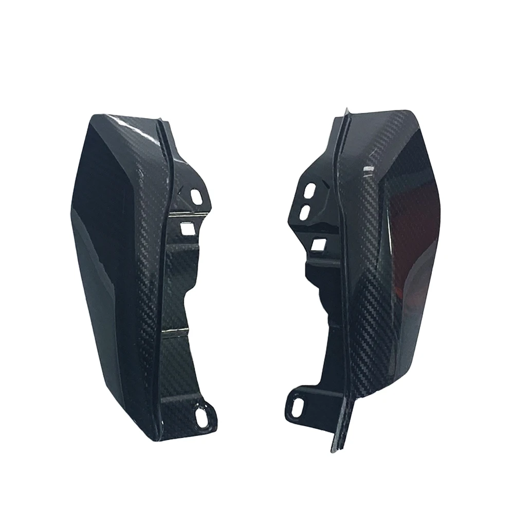 Motorcycle 3K Carbon Fiber Air Deflector Under Seat Engine Covers for Harley Street Glide FLHT FLHR FLTRU FLTRX 2009-2023