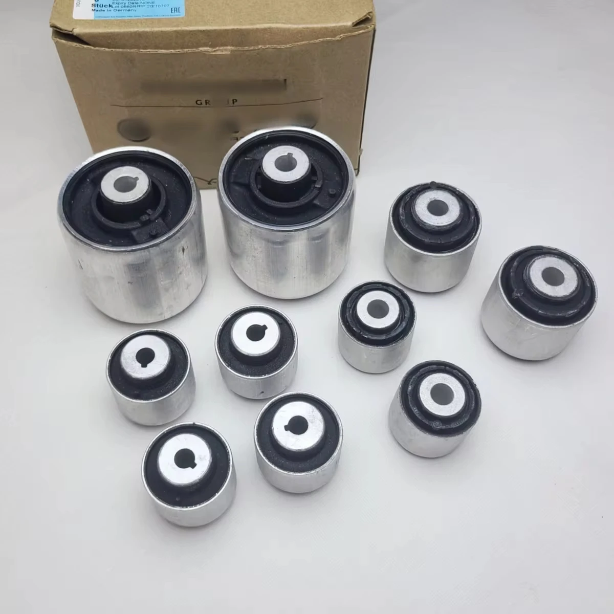 10PCS Front Control Arm Bushing Kit For Audi Q7 Q8 Q5 A8 S8 A6 S6 For Bentley Bentayga 4M0407515 4M0407181 4M0407182 4M0407183