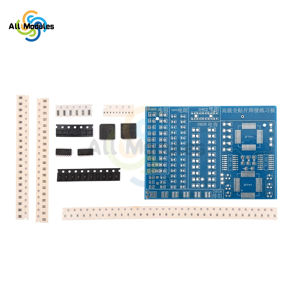 Soldering Practice Kit DIY SMD SMT Welding Practice Soldering Skill Training Board for School Learning Project