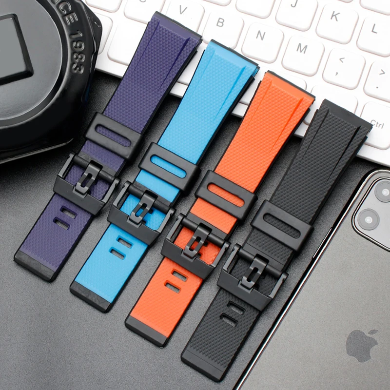 Rubber Strap For Casio G-SHOCK Octagonal GA 2000 GA-2000-1A2 Watchband Waterproof Bracelet Silicone Sport Wristb Universal Strap