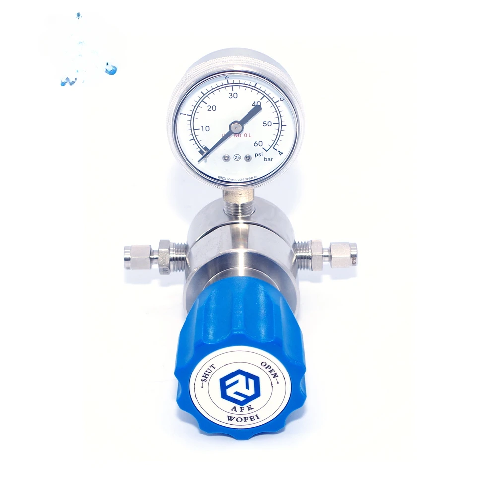 

High Pressure One Stage SS Diaphragm Helium Gas Regulator