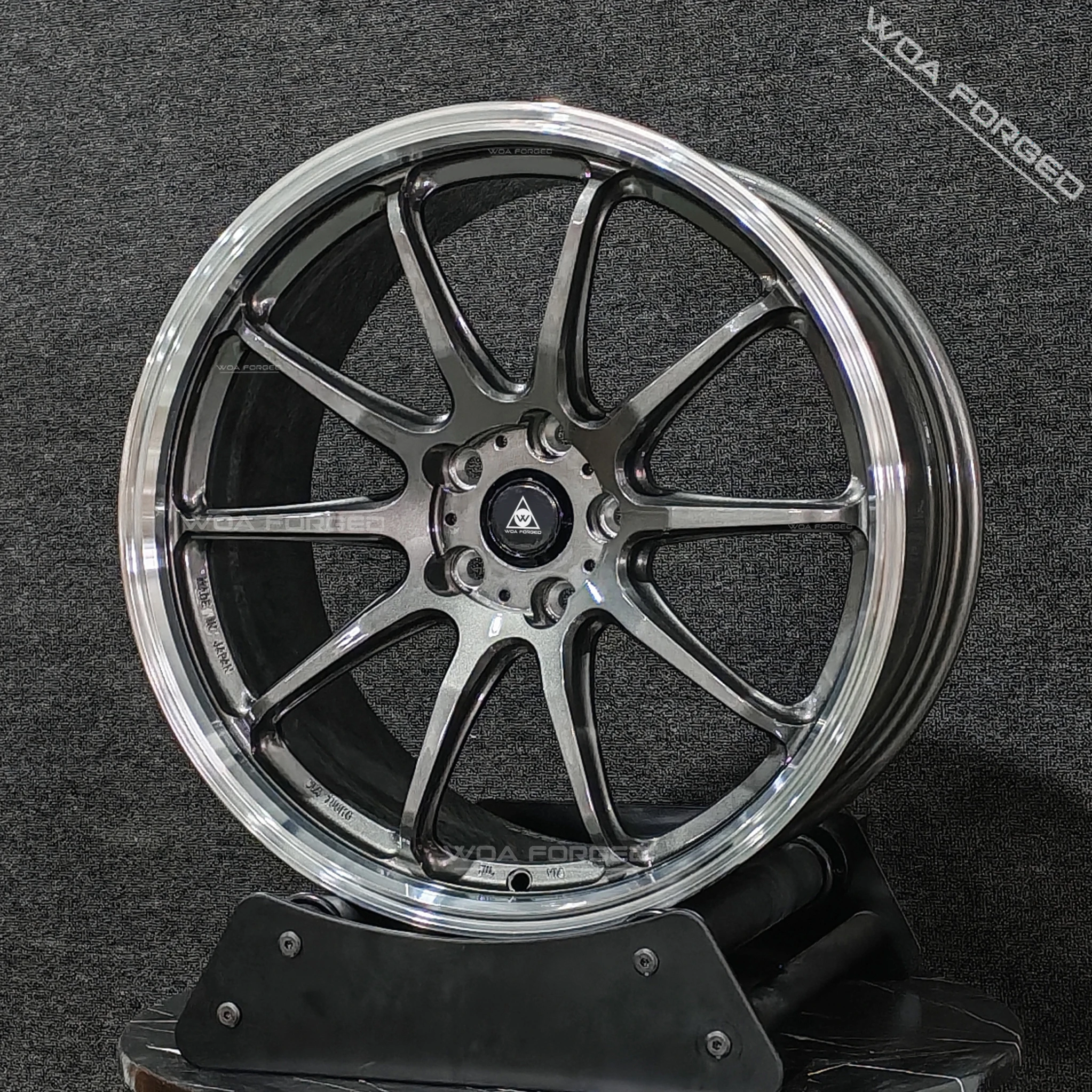 

WOAFORGED EMO TION ZR10 Multi-spoke Edge Lightweight Forged Aluminum Car Rims 18-22 Inch New Hyper Black Passenger Car Wheels