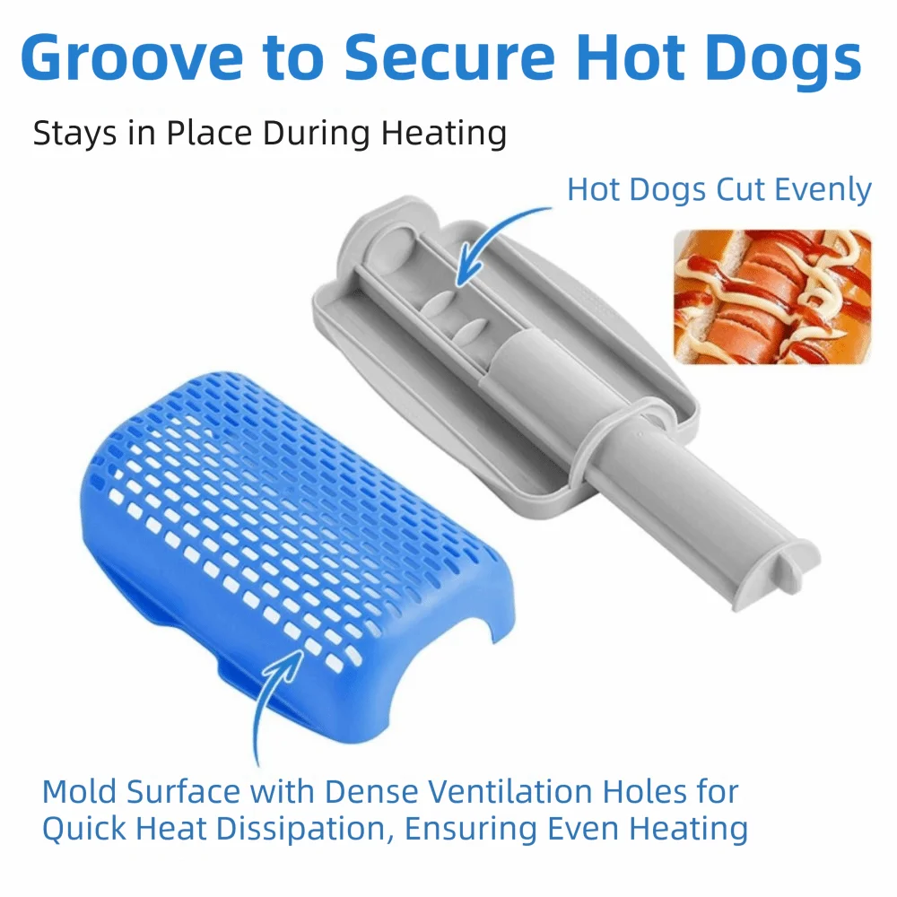 Baking Tool Creative Hot Dog Bread Mould Food Grade Reusable Hot Dog Bake Tray Heat Resistant DIY Hot Dog Bread Mold DIY Kitchen